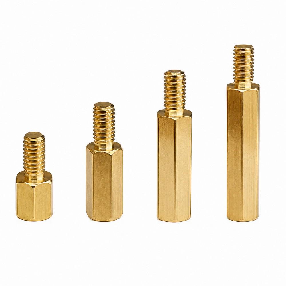 M3x15mm Hex Standoff Brass (M2F) - 10 Nos product image