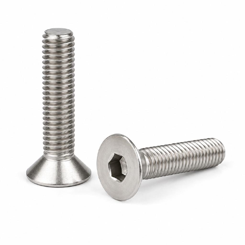 M8 x 25mm SS Allen Countersunk Socket Screws - 10 Nos product image