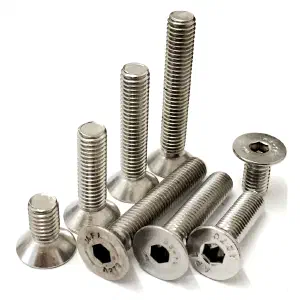 SS Allen Countersunk Socket Screws