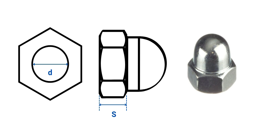 Stainless Steel Dome Cap Nut