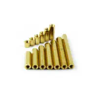 M3x40mm Hex Spacer Brass (F2F) - 10 Pcs