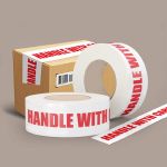 2” Handle With Care Printed Tape Length 65 meter