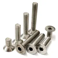 M4 x 10mm Stainless Steel Countersunk Socket Head Screw - Pack of 10