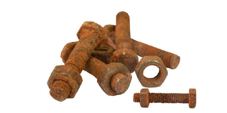Rusted Fasteners